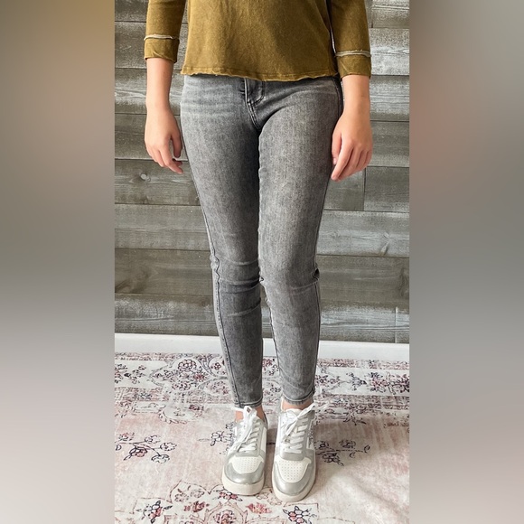 judy blue gray mid rise tummy control top skinny jeans shield pockets JB88862 - Picture 5 of 16